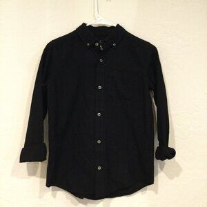 NWT- Children's Place Black Button Down